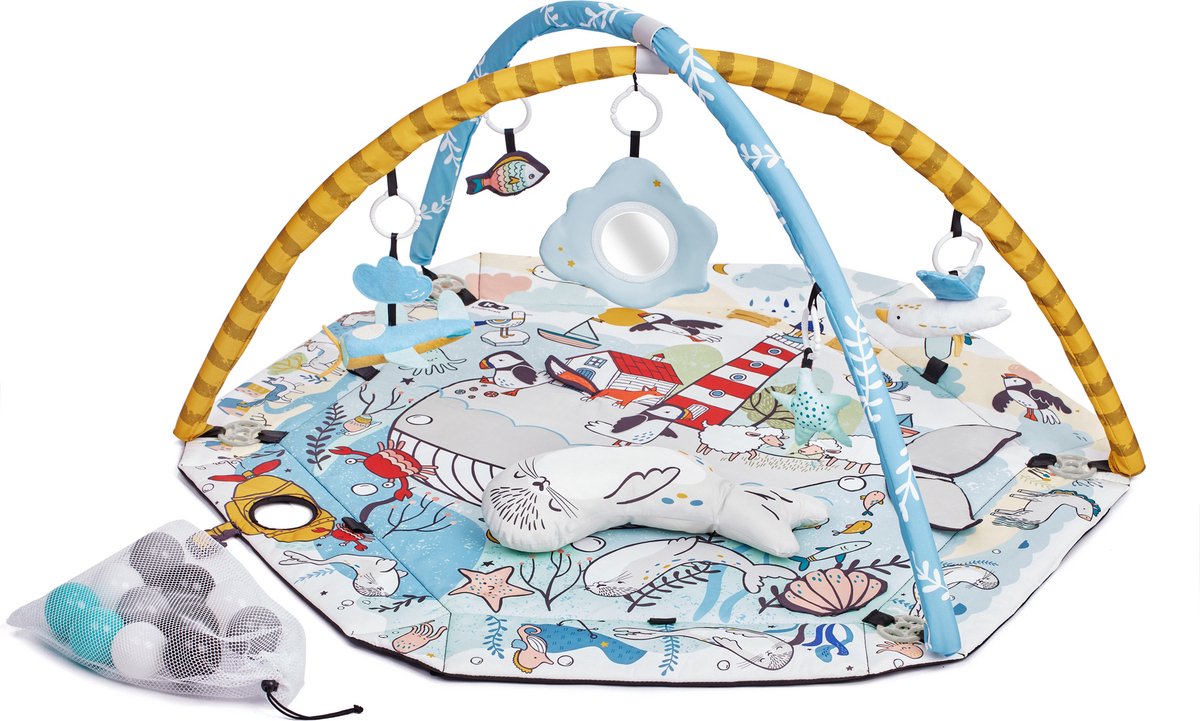 Kinderkraft smartplay sea - speelkleed - speelbogen - 5 afneembare speeltjes