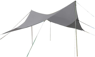 Bo-camp - tarp - travel ruit - 4-hoekig - 5x5 meter