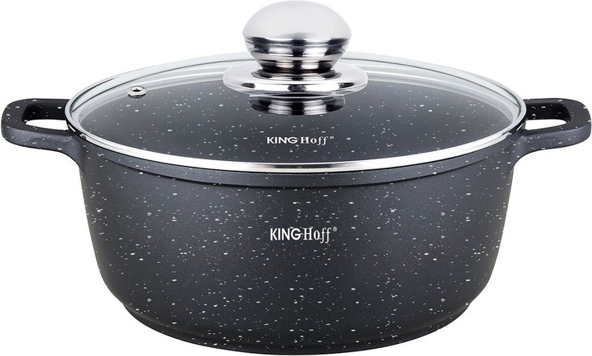 Kinghoff 1596 - frying pan - with aroma button - 26 cm - 5.6 liters