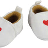 Pantoffel con corazón de Heless Doll, 38-45 cm