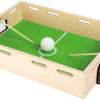 Juego de fútbol de vejiga de madera pequeña