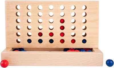 Wooden four in a riding game