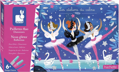 Janod - les ateliers du calme - set da ballerina con glitter neon