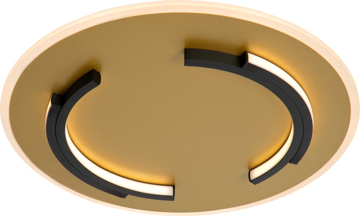 Lucide andreas - lampada da soffitto (plafoniera) - ø 39,6 cm - LED - 1x30w 2700k - ottone oro opaco