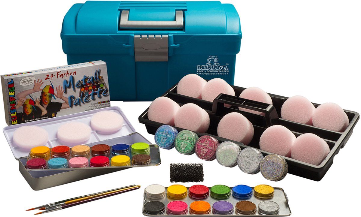 Eulenspiegel Schmink - set de inicio, varios colores, 1 set