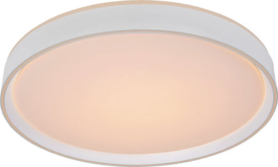Lucide nuria - lampada da soffitto (plafoniera) - ø 50 cm - led 3 stepdim - 1x36w 2700k - bianco