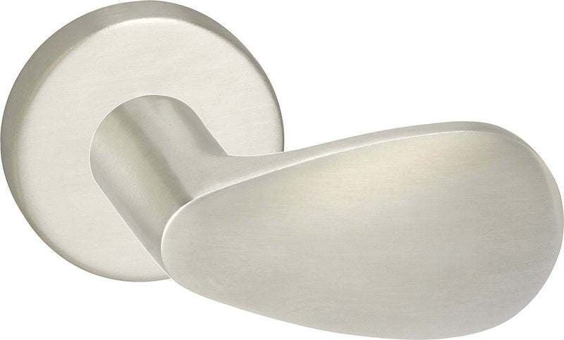 Maniglia per porta Impresso - derby - per interni - rotonda - acciaio inox - 2 pezzi