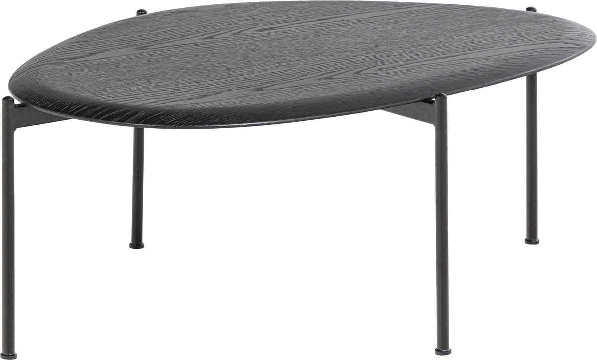 Mesa de centro Woood kota - chapa de mdf - negro - 36x92x68