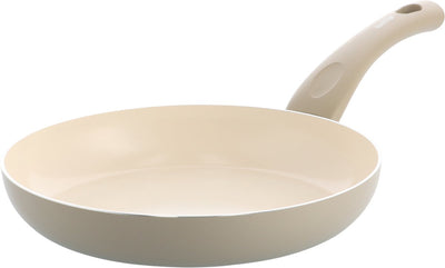 Padella in ceramica Kochstar Essenz tortora - 24 cm - senza PFAS - padella a induzione - padella a induzione - rivestimento antiaderente in ceramica - maniglia di raffreddamento - adatta al forno fino a 130° C - tortora