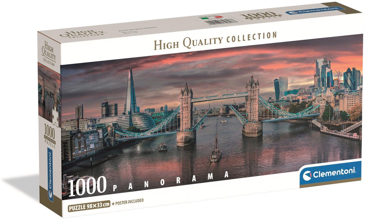 Clementoni Jigsaw Puzzle the River Thames, 1000.