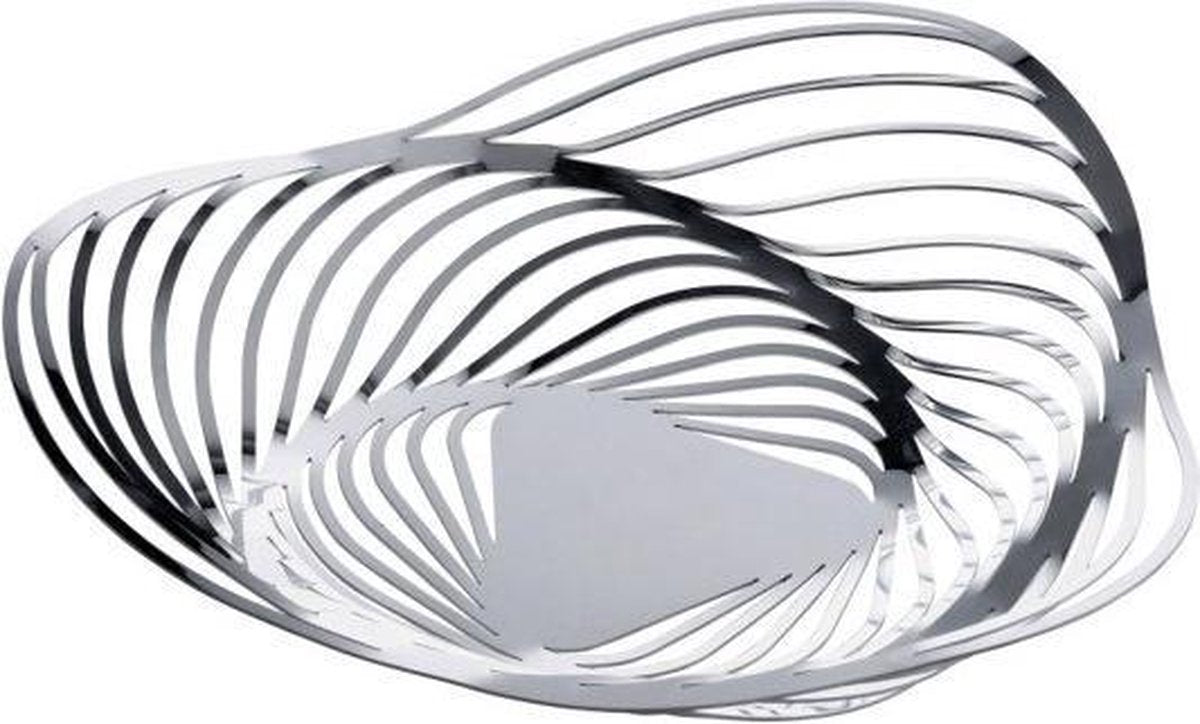 Cesta Alessi Trinity acero inoxidable 33cm