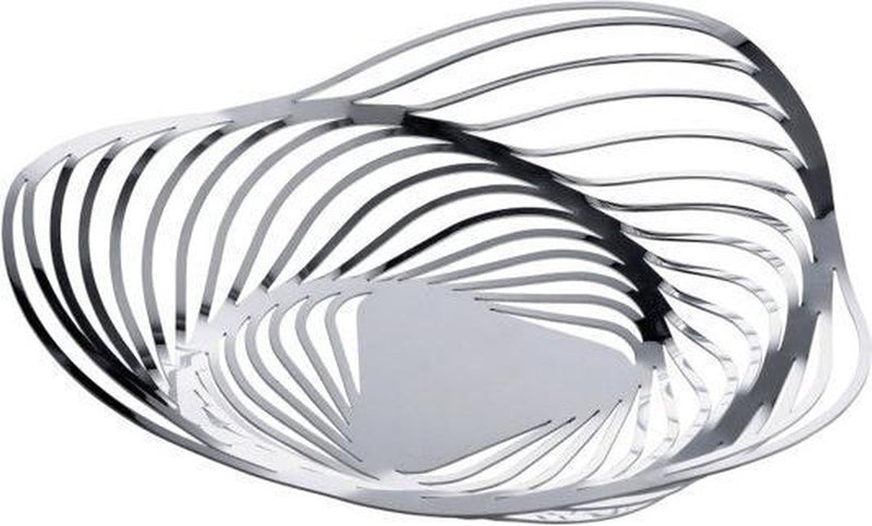 Cestino Alessi Trinity in acciaio inox 33 cm