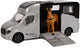 Kids Globe Die Cast Horse Truck con luce e grigio del suono