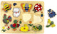Playwood Wooden Stalls Puzzle Animals in casa, 10st