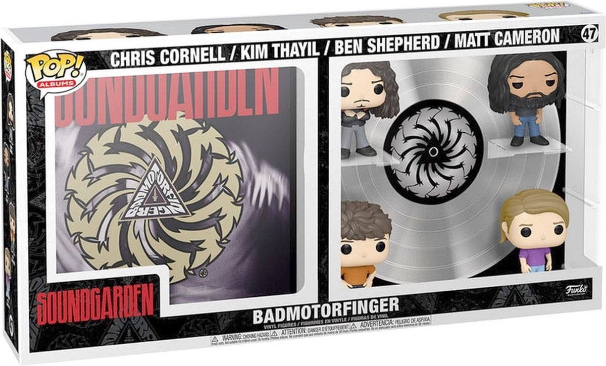 Funko soundgarden - pop! albums dlx 4-pack badmotorfinger 9 cm verzamelfiguur - multicolours