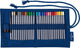 Lápiz acuarelable de color faber-castell - goldfaber - estuche enrollable 29 piezas - fc-114652