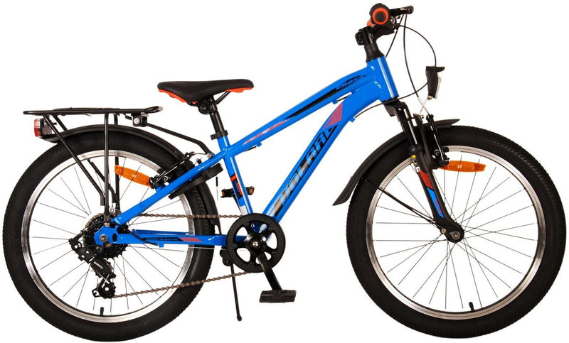 Bicicleta para niños Volare Cross - Niños - 20 pulgadas - Azul - 6 engranajes