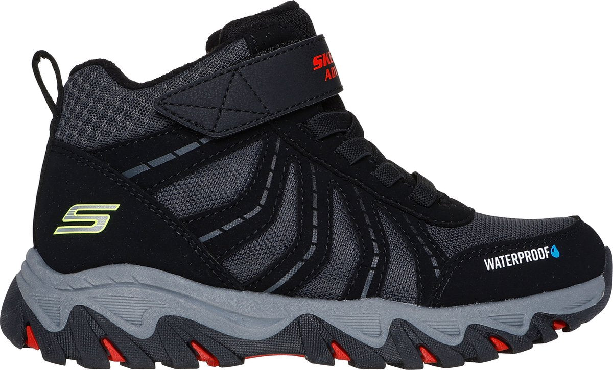 Skechers robusto ranger - scarponi da trekking per ragazzi Storm Trail - nero rosso giallo
