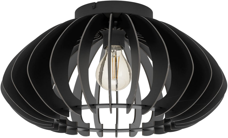 Eglo cossano 3 plafondlamp - e27 - ø 45 cm - zwart