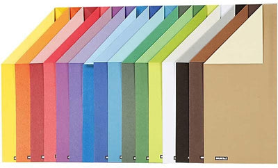 Creativ company color bar cardboard, a4, sheet 210x297 mm, 250 gr, 16 various sheets 1 box