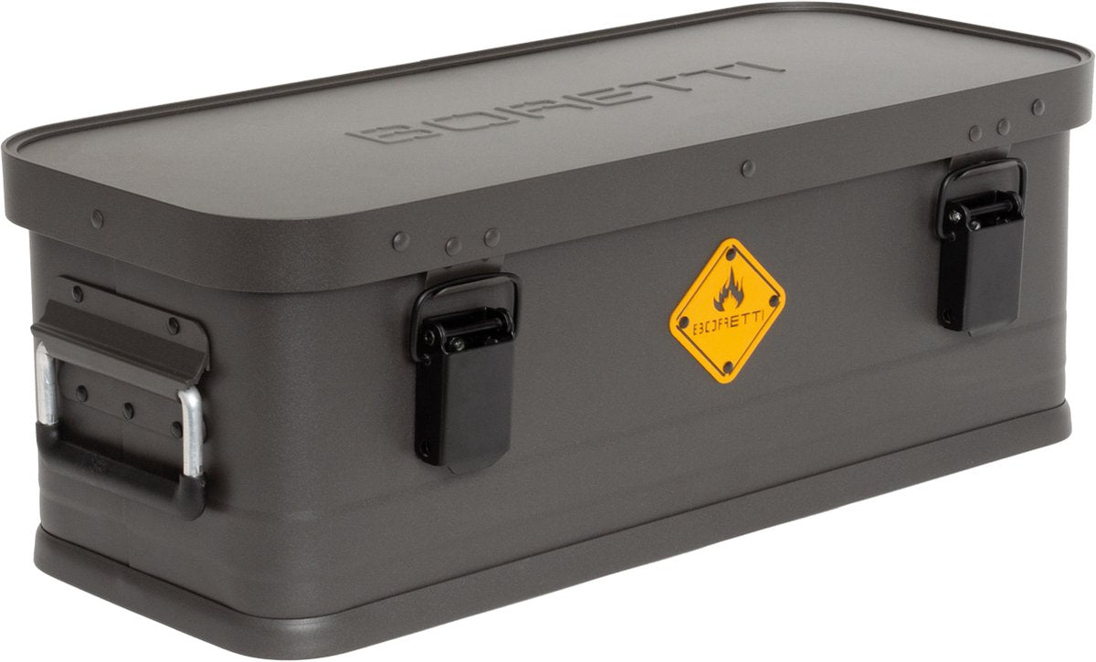 Boretti bbq toolbox - scatola portaoggetti - alluminio