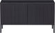 Mobile TV in legno con nuova incisione - pino - nero - 56x100x44