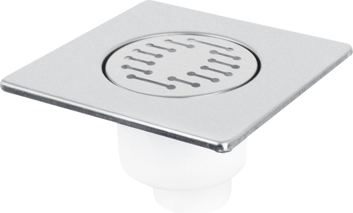 Differnz basic - Scarico inferiore per doccia - opaco - 15 x 15 cm