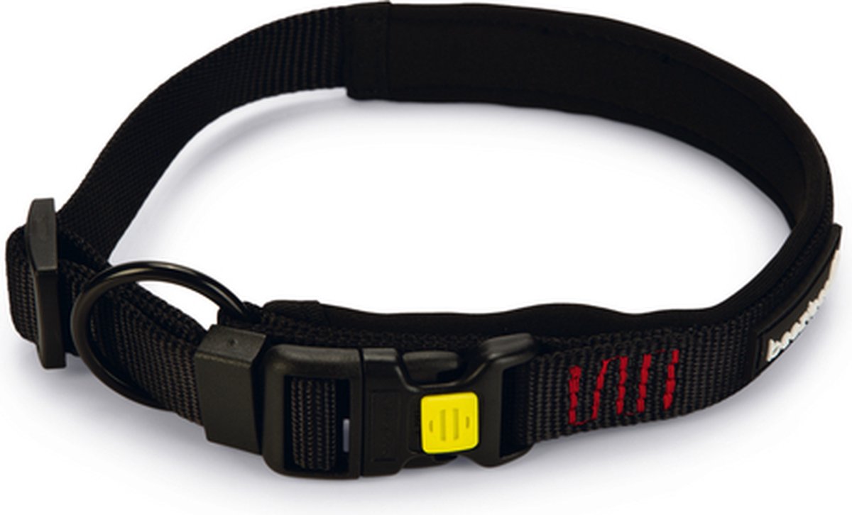 Collare per cani Beeztees parinca nylon - nero 45-50 cm x 25 mm