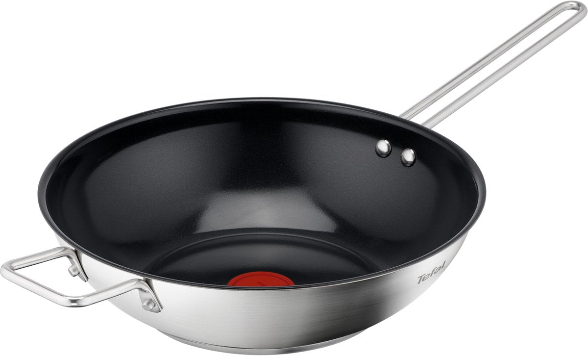 Tefal nordica ceramic - sartén wok - ø28 cm - cerámica - sin pfas - apta para inducción