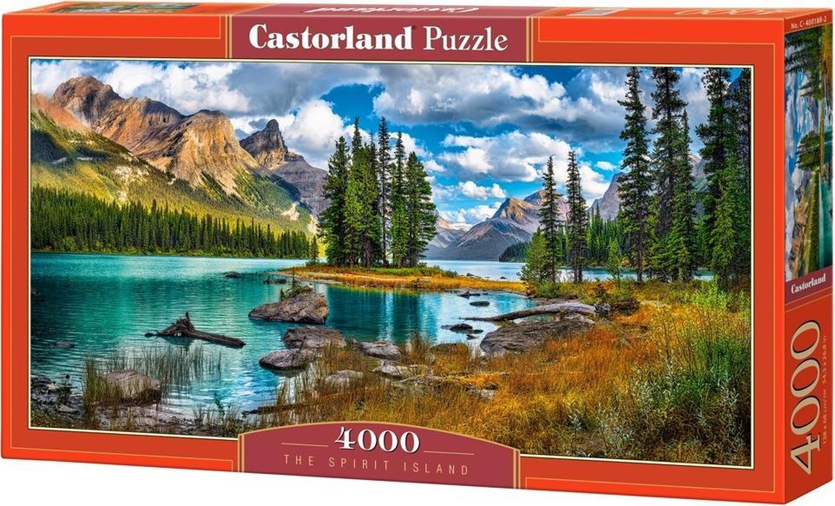 Castorland, la isla de los espíritus, Canadá – Puzzle – 4.000 piezas – Acabado satinado – Ajuste perfecto – Calidad europea