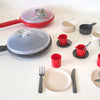 Ecoiffier 100% Chef Service e posate in Pan, 19dlg.