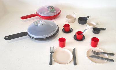 Ecoiffier 100% Chef Service e posate in Pan, 19dlg.
