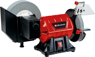 Rectificadora eléctrica en seco y húmedo Einhell tc-wd 200 150 - 250 w - para el procesamiento de materiales en húmedo y en seco - construcción metálica compacta - incl. piedra de amolar húmeda y seca