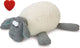 Beeztees puppy heartbeat - puppy cuddly toy - puppy toy - dog cuddly toy for puppy - cuddly toy with heartbeat - white gray - 35x20x14 cm