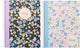 Blocco a spirale canguro - fiori b'log - misura A4 - con linea - 2 pezzi - an-123876-a