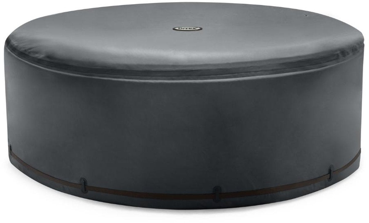 Copertura termica Intex per spa purespa 6 posti - rotonda - grigio scuro - ø218 x h72 cm