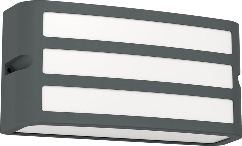 Eglo camarda wandlamp buiten - e27 - 22 cm - antraciet en wit