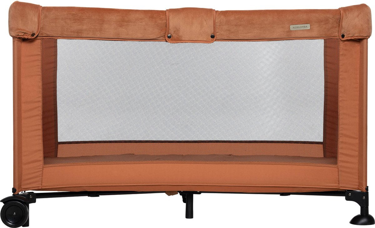 Cama de viaje Koelstra, cama de viaje lux - 126x65 cm. - cobre