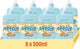 Seepje dishwashing liquid freshly squeezed orange scent - 8 x 500 ml - value pack