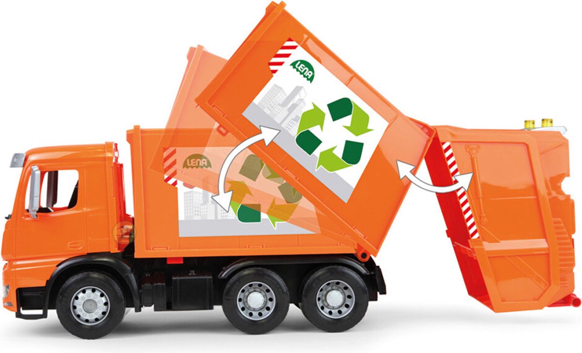 Worxx garbage truck Mercedes-Benz Arocs, 52cm