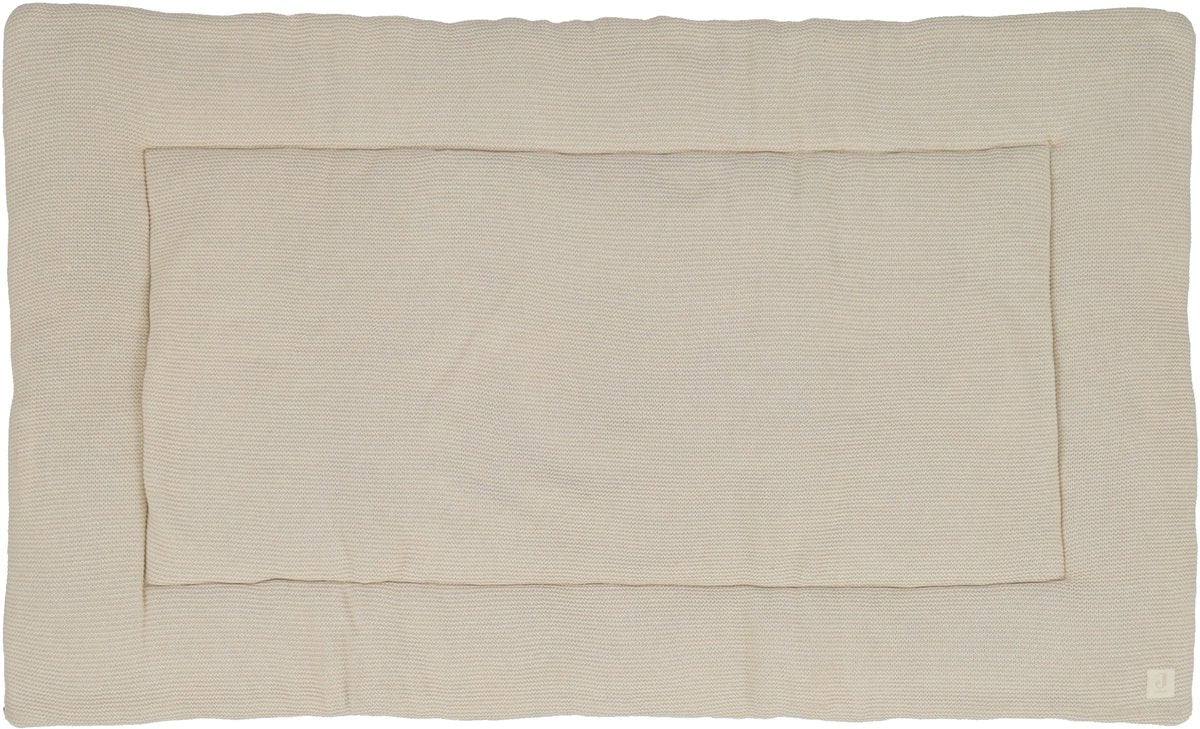 Coperta per box doppio Jollein - maglia basic - 71 x 122 cm - farina d'avena