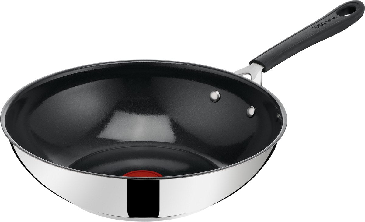 Jamie oliver by tefal easy cook ceramic - sartén wok - ø28 cm - sin pfas - cerámica - apta para inducción