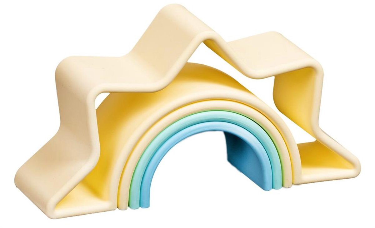 Set da gioco in silicone Dëna i sun pastel