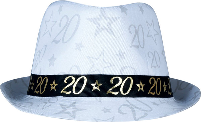 Fiestas guirca - sombrero gangster 20 años con estrellas