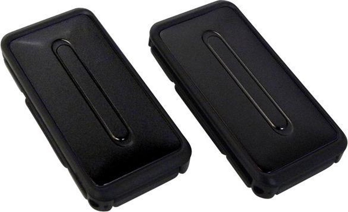 Carpoint gordelklemset type-t 65 mm zwart 2 stuks