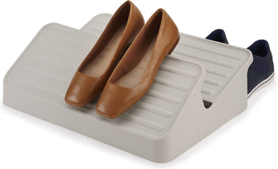 Scarpiera salvaspazio Joseph Joseph Shoe-in™ - ecru - design moderno impilabile - 6 paia di scarpe