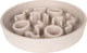 Comedero lento de bambú District 70 - elegante cuenco de comida anti-gobble para gatos - merengue - ø13 cm - merengue ø13 cm