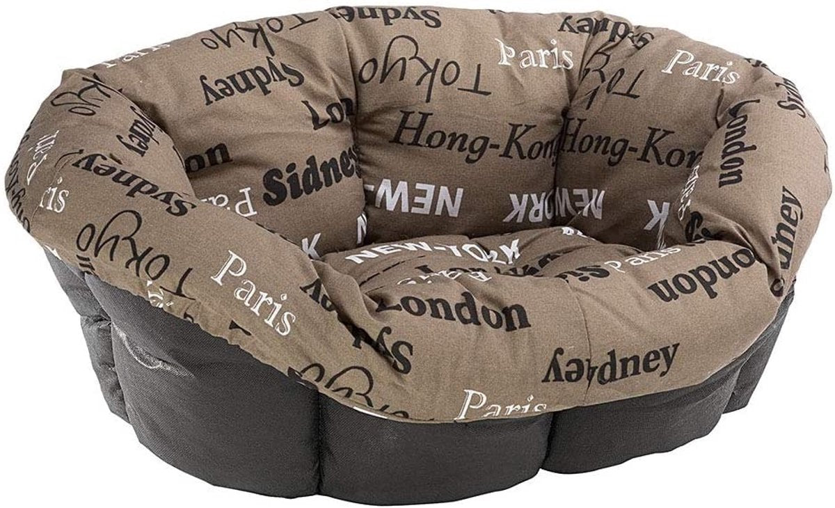 Ferplast hondenkussen sofa 96 x 71 cm fluweel polyester beige