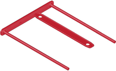 Raccoglitore archivio Bankers Box - comprensivo di 50 etichette - scatola da 100 pezzi - rosso