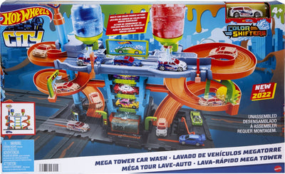 Hot Wheels City Mega Tower Car Wasserette